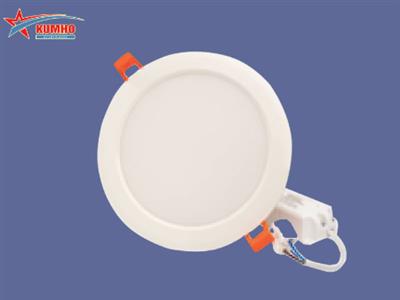 Led downlight white border external power Kumho 7W