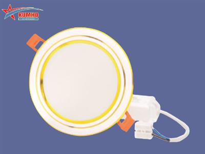 Led downlight yellow border external power 3 colors Kumho 9W