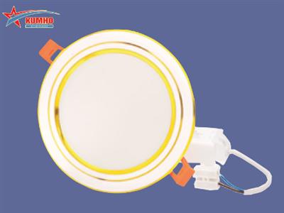 Led downlight yellow border external power 3 colors Kumho 12W 