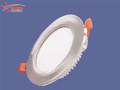 Led downlight Kumho 7W 3 colors (silver border, thin face)